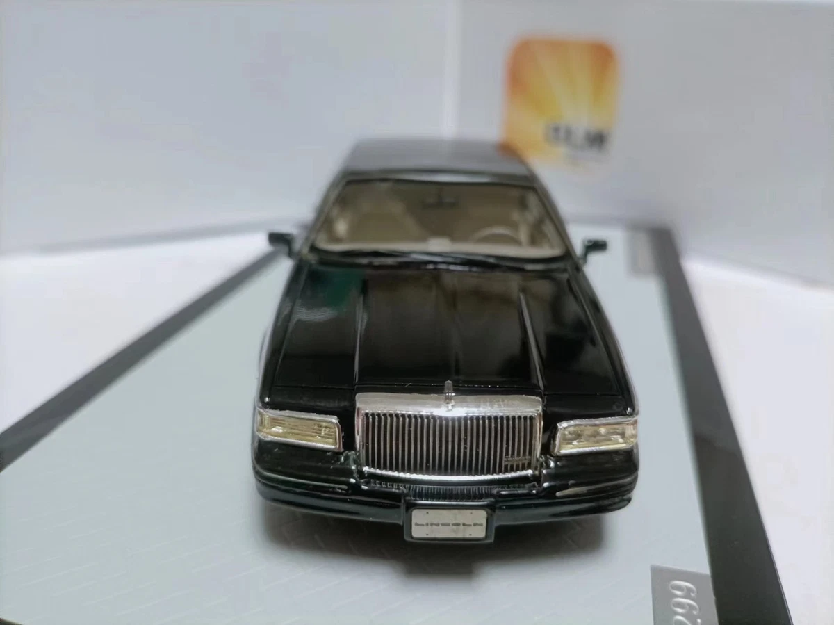 GLM Lincoln Town 1997 Black 1/43 Scale Resin Model Limited