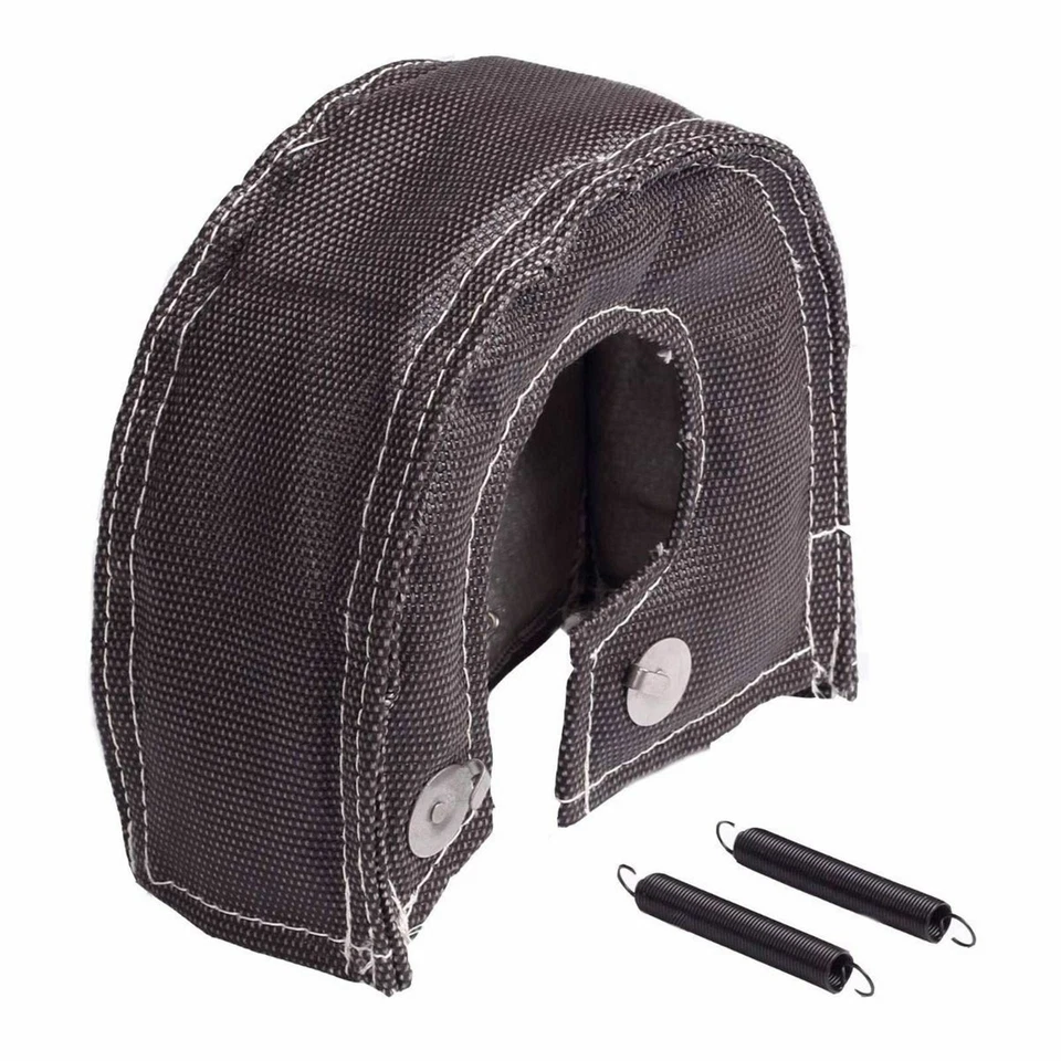 Manta protectora térmica turbocompresor negro T4 T67 T71 T76 T88 GT40 GT45 T04 Foto 2 de 4