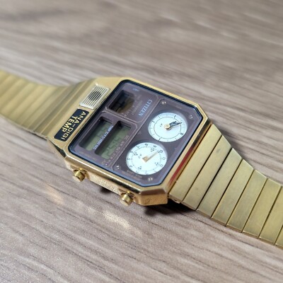 CITIZEN ANA-DIGI TEMP ゴールド CITIZEN COLLECTION ANA-DIGI TEMP JG2103-72X Analog Digital
