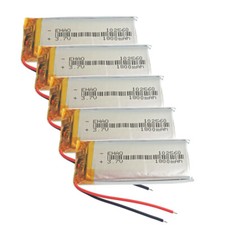 5x 3.7v 1800mAh Lipo Rechargeable Battery For Mobile Phone CAMERA Recorde 102560