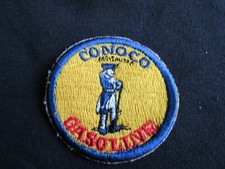 Conoco Gasoline Minuteman Gas Pump Vintage Patch Handmade Nose Art V8 US Car Rod