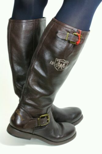 Stivali Harley Davidson in pelle nera - Taglia 45 (Gebraucht) in Losone