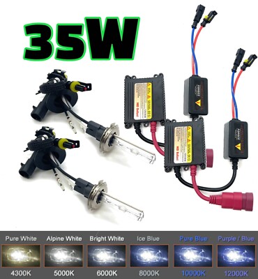 35W H7 H7R Xenon HID Umbausatz Slim Balast Birnen Paar für Volvo V40 S40