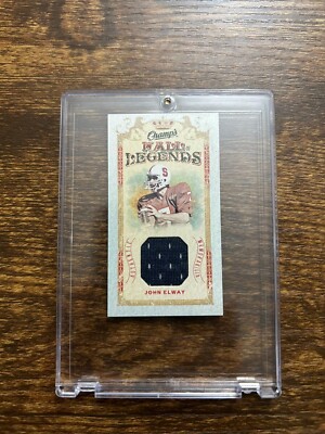 2009-10 Upper Deck Champ's Mini Hall of Legends Memorabilia John Elway #HL-EW