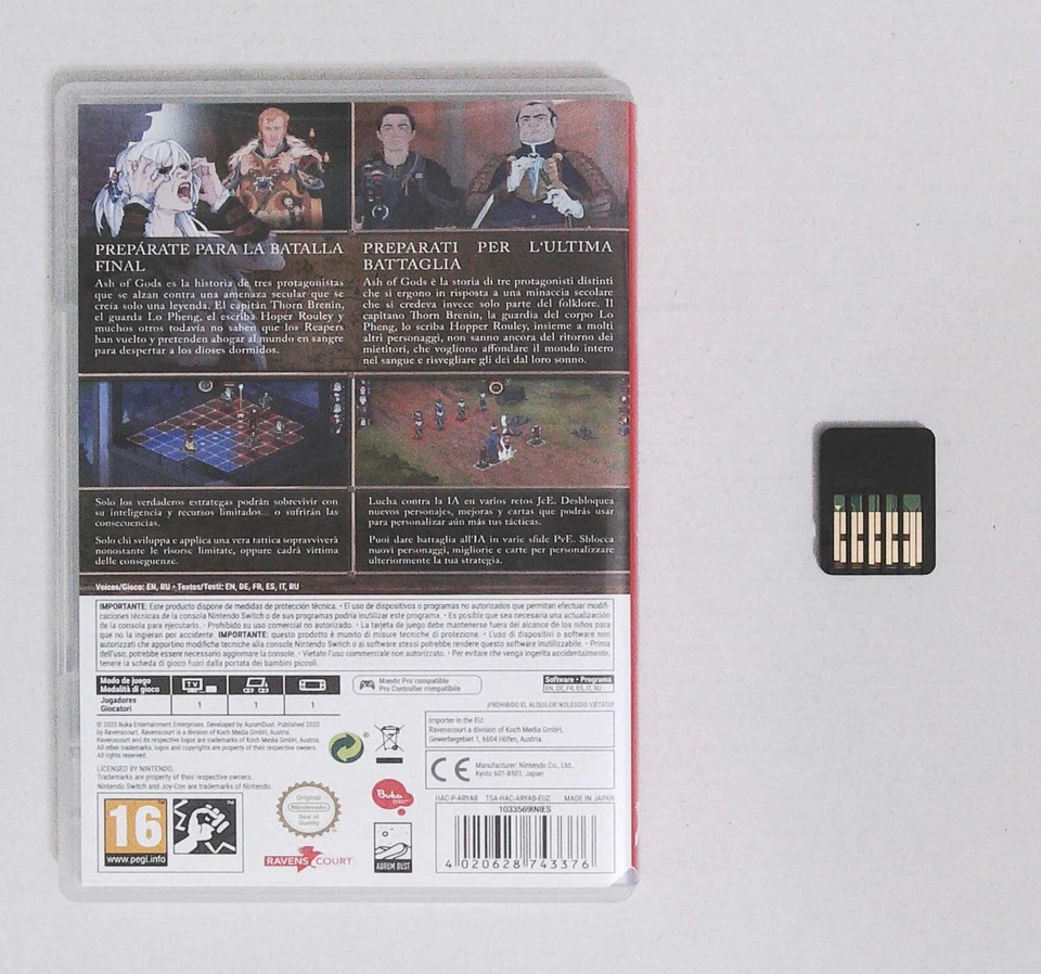 NINTENDO SWITCH : ASH OF GODS : REDEMPTION - Completo, ITALIANO ! CONS 24/48H, foto 2 di 2