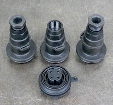 Bulgin - PX0748/S 4-Pin Female Plug Connector -20..70 C 10A 277V Lot of Three 3 