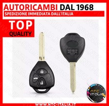 Chiave Guscio 3 Tasti+Lama per TOYOTA Rav4 Yaris Matrix Corolla AVENSIS