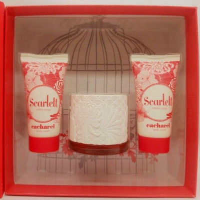  SCARLETT CACHAREL,SET,EDT 1.7oz50ml & BODY LOTION 3.4oz 100ml,ONLY ONE IN EBAY