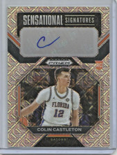 Colin Castleton 2023/24 Panini Prizm DP Mojo Prizm Autograph Rookie #19/25