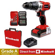 Einhell Cordless Combi Drill 44Nm PXC With Battery + 22pc Acc Set Refurb GRADE A