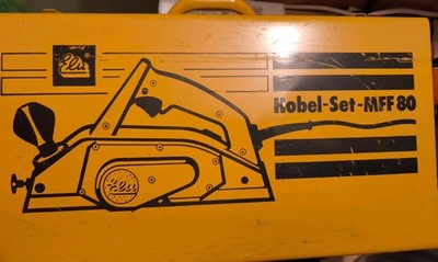 ELU MFF 80 Profi Hobel Set mit Zubehör, Metallkoffer