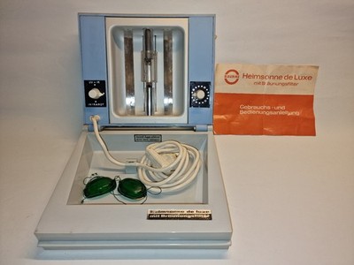 BLAURING Heimsonne de Luxe   mit Bräunungsfilter   Vintage Gesichtsbräuner