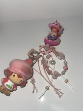 Strawberry Shortcake Junk Journal | Dangle Paper Clip with Figurine & Charms ✨
