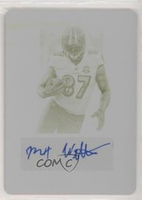 2016 Panini Prime Signatures Printing Plate Yellow 1/1 Maxx Williams Auto z0q