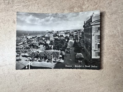 AK PESCARA GÄRTEN UND HOTEL PALAST GEREIST 1960 AUS