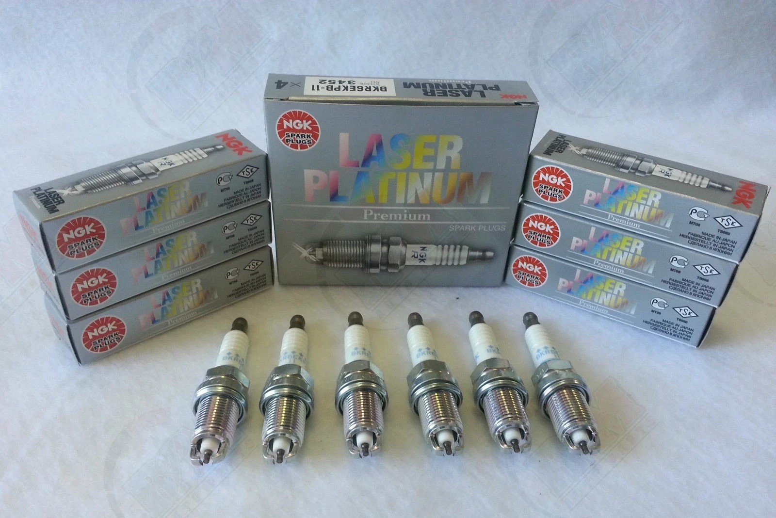 6-NGK Laser Platinum Long-Life Spark Plug PFR7WTG Pre-Gapped AUDI V6