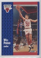 1991-92 Fleer Will Perdue #32 1go2