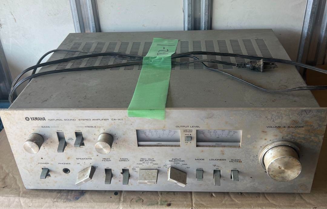 JUNK YAMAHA CA-X11 Integrated Amplifier Silver Color Audio