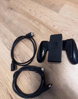 Nintendo Switch | Joycon-Griff | Halterung | Original | Schwarz | NEU!    &HDMI