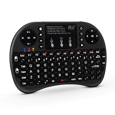 Rii Mini Wireless Bluetooth Keyboard with Touchpad, Support Bluetooth +(RF) 2...
