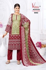 Synthetic Salwar Kameez Designer Punjabi Pakistan Pullover Indian Dress Crepe