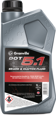 Granville 1816 Brake Fluid Dot 5.1 1 Litre Single