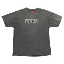 Vintage 90s Zero Skateboards Tum Yeto Men's Short Sleeve Faded T-Shirt Size L