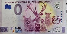 0 Euro Schein XEKT 2025-1 WILDPARK OSTERZGEBIRGE - ALTENBERG GEISING