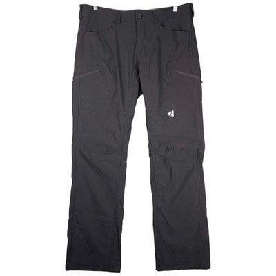 Eddie Bauer First Ascent Guide Pro Pants Mens Black Lined 38x34 (Fits 37x33)