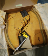 Site Savanna Safety Work Boots Tan UK 9 EN ISO 