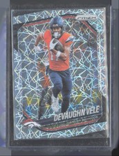 2025 Panini Prizm Laser Prizm Devaughn Vele Denver Broncos #54