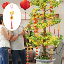 6Pcs Year of The Horse Hanging Ornaments Multi Color Chinese New Year Home Decor