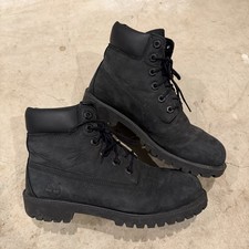 Timberland boots Kids Boys Premium size 6 style 12907-3930 Black Faded