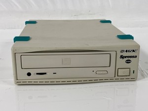 Vintage Sony Spressa CRX100E/X2 External CD-RW Drive USB Computer Untested