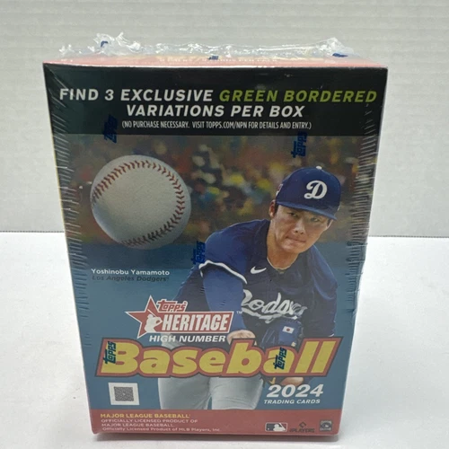 2024 Topps Heritage High Number Baseball Blaster Box - New / Sealed