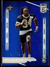 2024 Donruss Elite Status Sparkle Kool-Aid McKinstry RC /299 New Orleans Saints