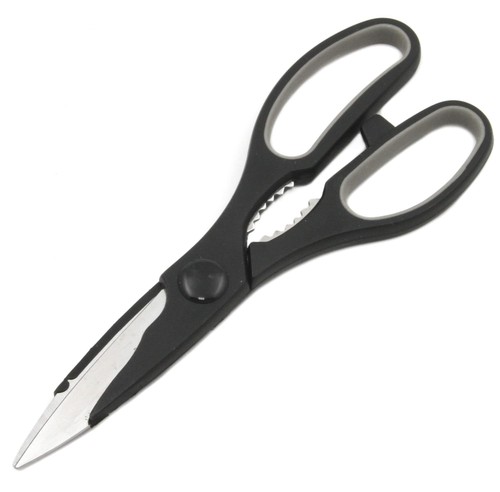 Chef Craft Kitchen Sears, Stainless 9 inches in Length, Steel/Black  - Picture 1 of 2