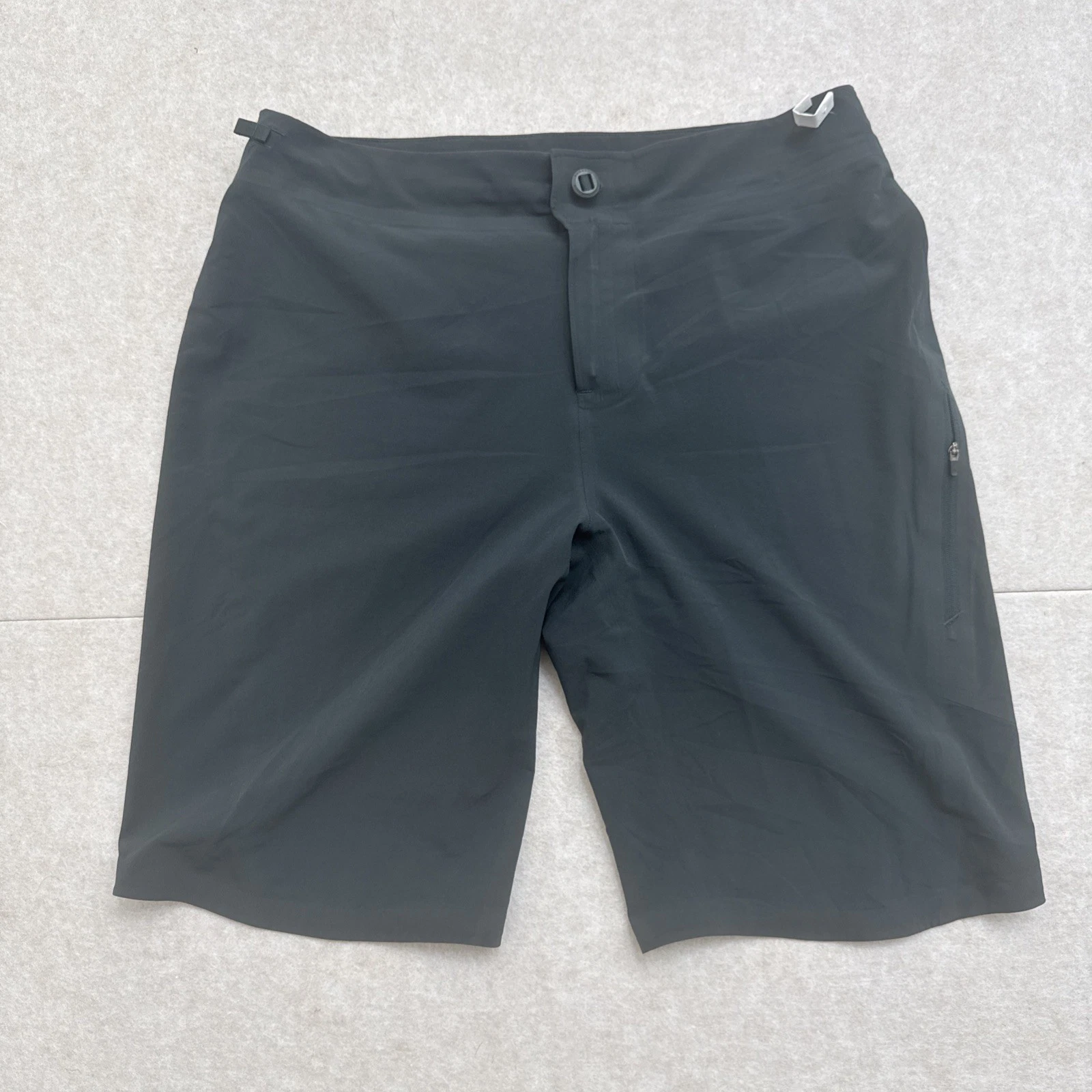 PATAGONIA Dirt Roamer Bike Shorts Mens 33 Green Cycling Outdoor Stretch 11.5"