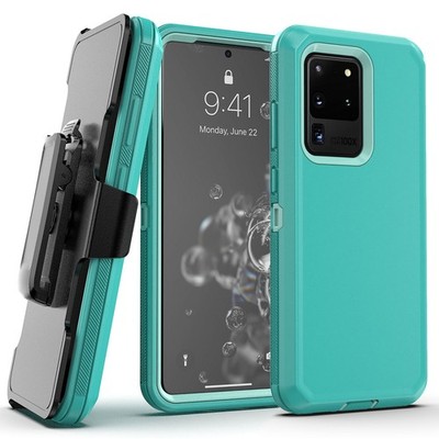 For Samsung Galaxy S20 Ultra S10 S9 S8+ Note20 10 9 Rugged Case Cover /Belt Clip