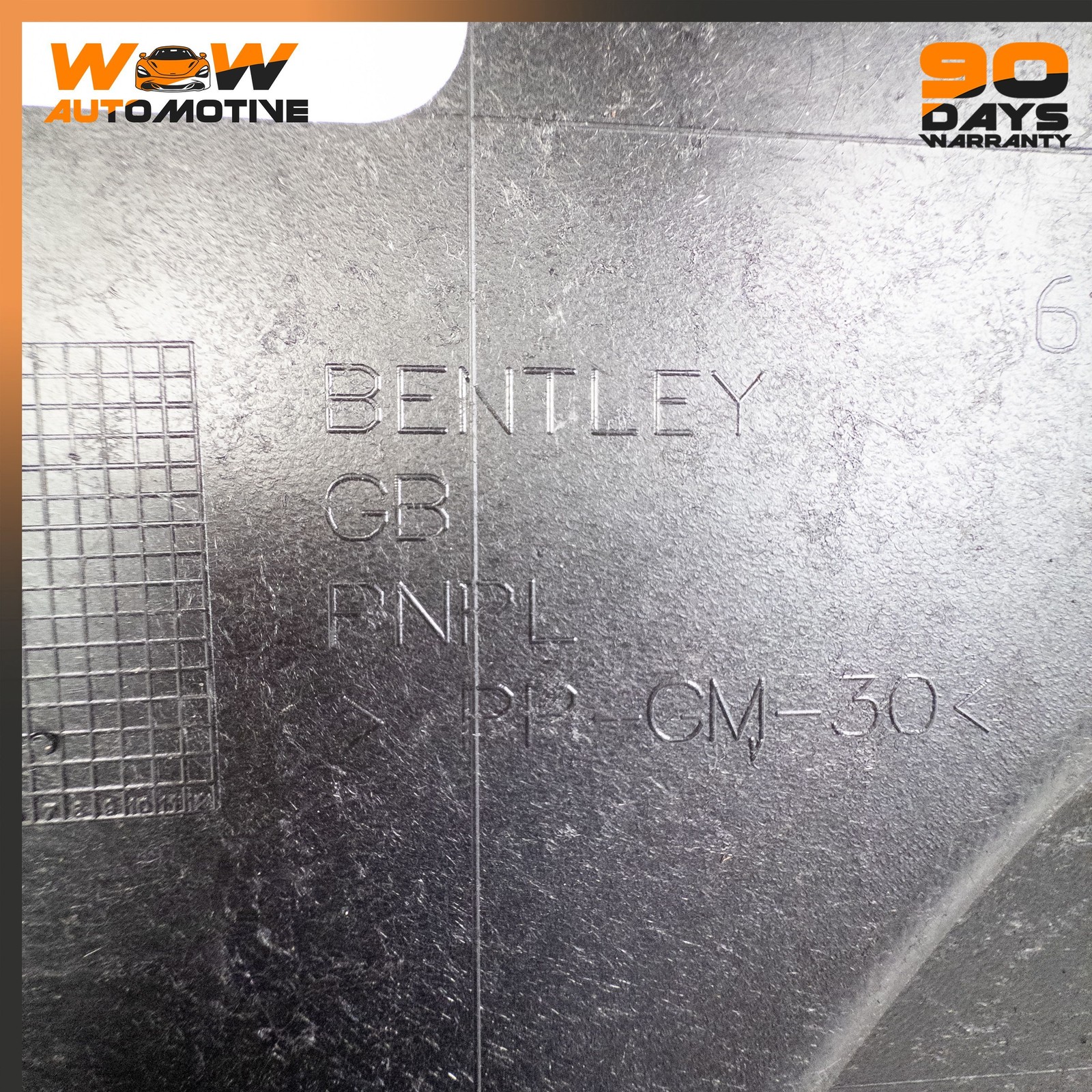 Bentley Continental 2010-2012 REAR+RIGHT Engine splash shield