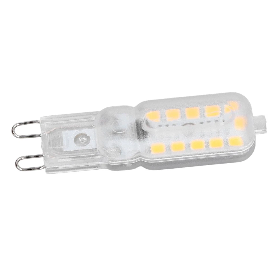 Warm White 110-140V 6pcs G9 LED Bulb 5W Transparent Cover 22LED Dimmable G9 - Image 4 of 4
