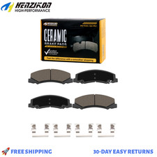 Premium 4pcs Front Ceramic Brake Pads Set for...
