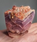 "Alien Amethyst" Cluster with Red Hematite | Skeletal Elesial, Hyderabad India — photo 4