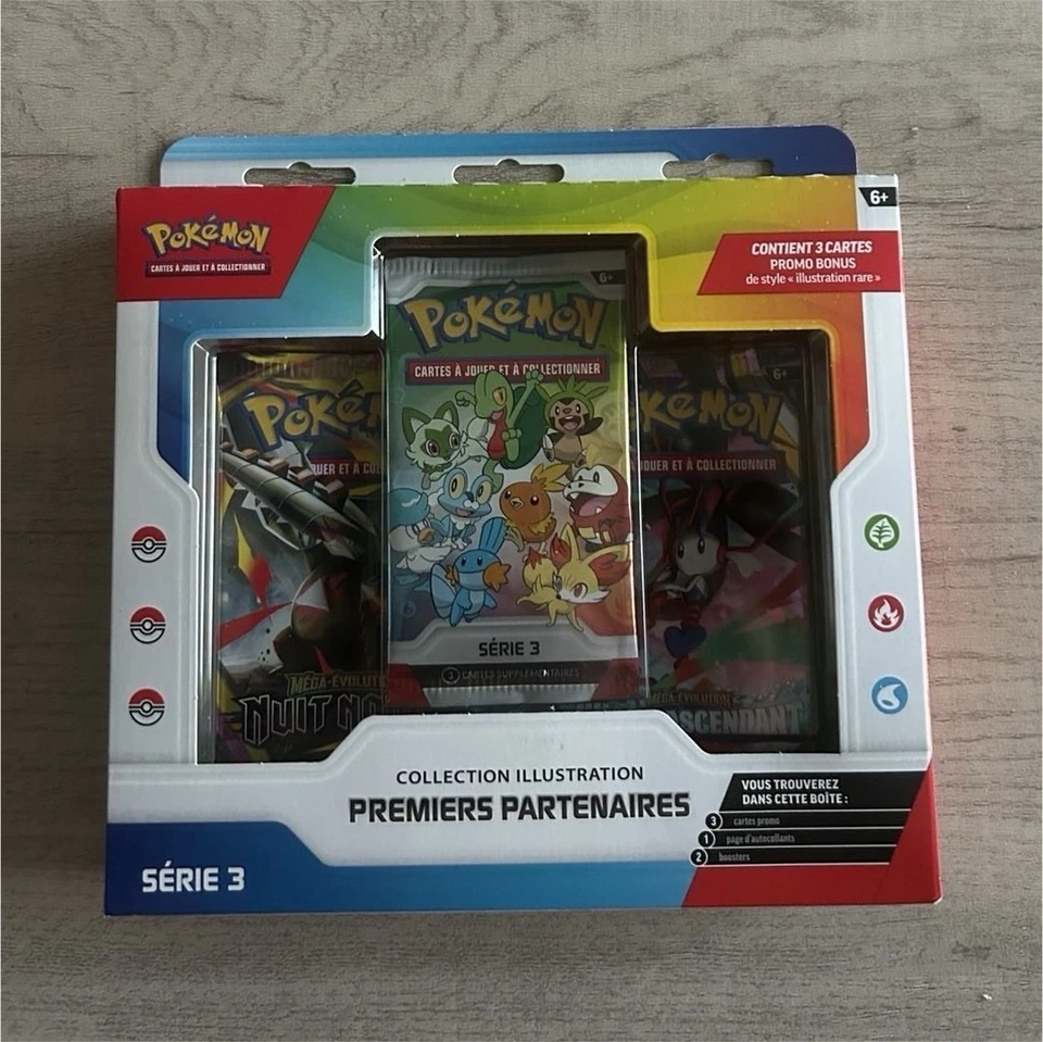 Pokémon JCC Collection Illustration Premiers Partenaires Série 3 FR Promo - Photo 1/1