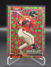 2026 Topps Series 1 - Drew Gilbert #155 Green & Pink Polka Dots (RC) Giants