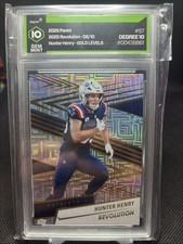 2025 Panini Revolution Hunter Henry Gold Levels Case Hit /10