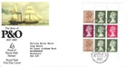 03/03/1987 -  GB FDC - P&O Shipping Line - Prestige Stamp Booklet Pane FDC