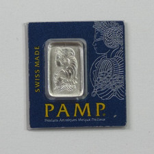 PAMP Suisse 1 Gram .9995 Platinum Bar in VeriScan Assay Card 2332.45 per troy oz