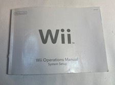 Nintendo Wii Operations Manual System Setup Booklet 2009 Original OEM