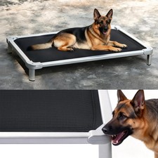 Senneny Chew Proof Elevated Dog Bed Large Sized Dog, Raised Cot for Indoor Ou...